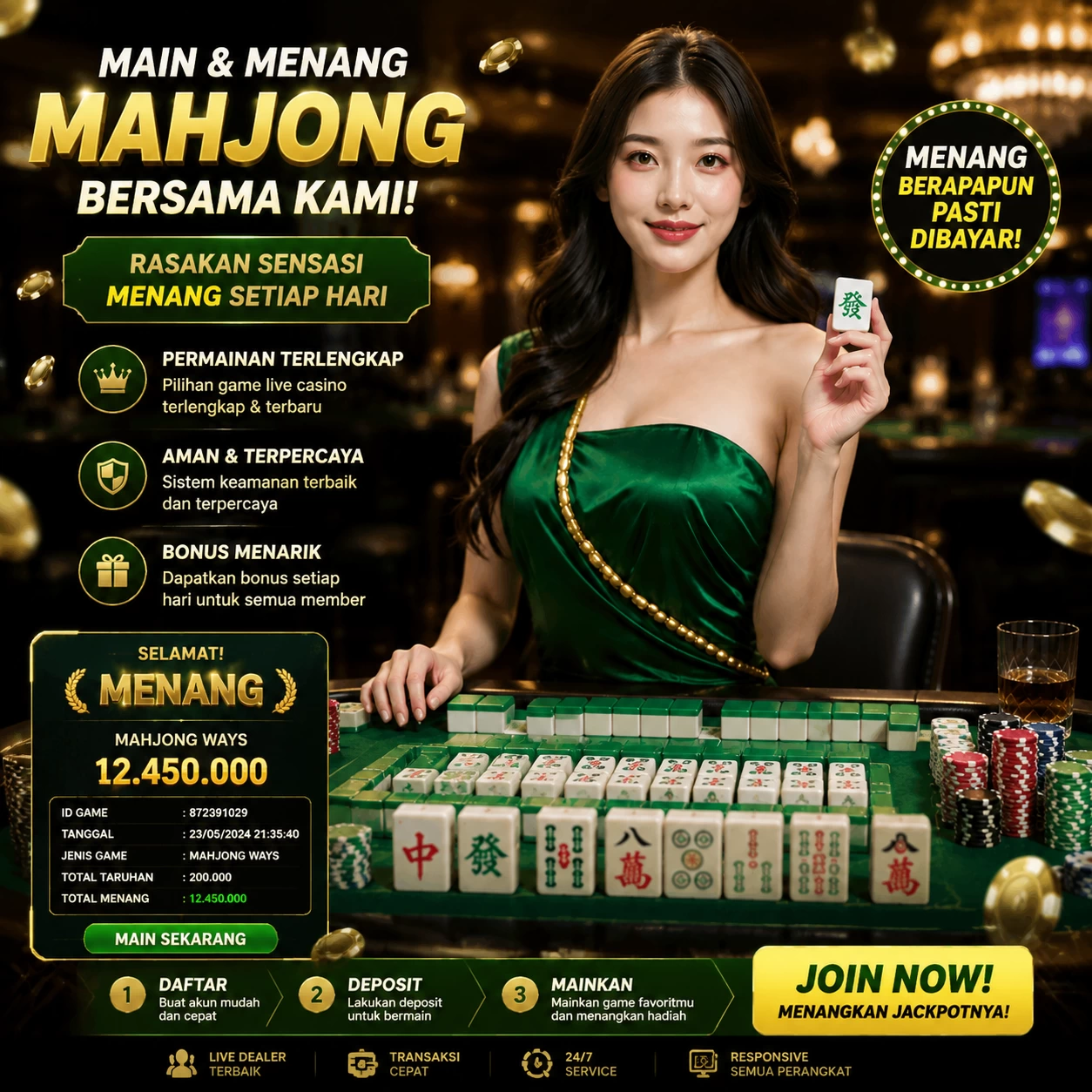 Yang berubah di kukutoto: bookmark, e-wallet, turnover